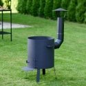 Kazan Mangal Stove with chimney for 8L boiler (2 mm steel, 300 mm diameter) Kazan Mangal Stove with chimney for 8L boiler (2 mm steel, 300 mm diameter)