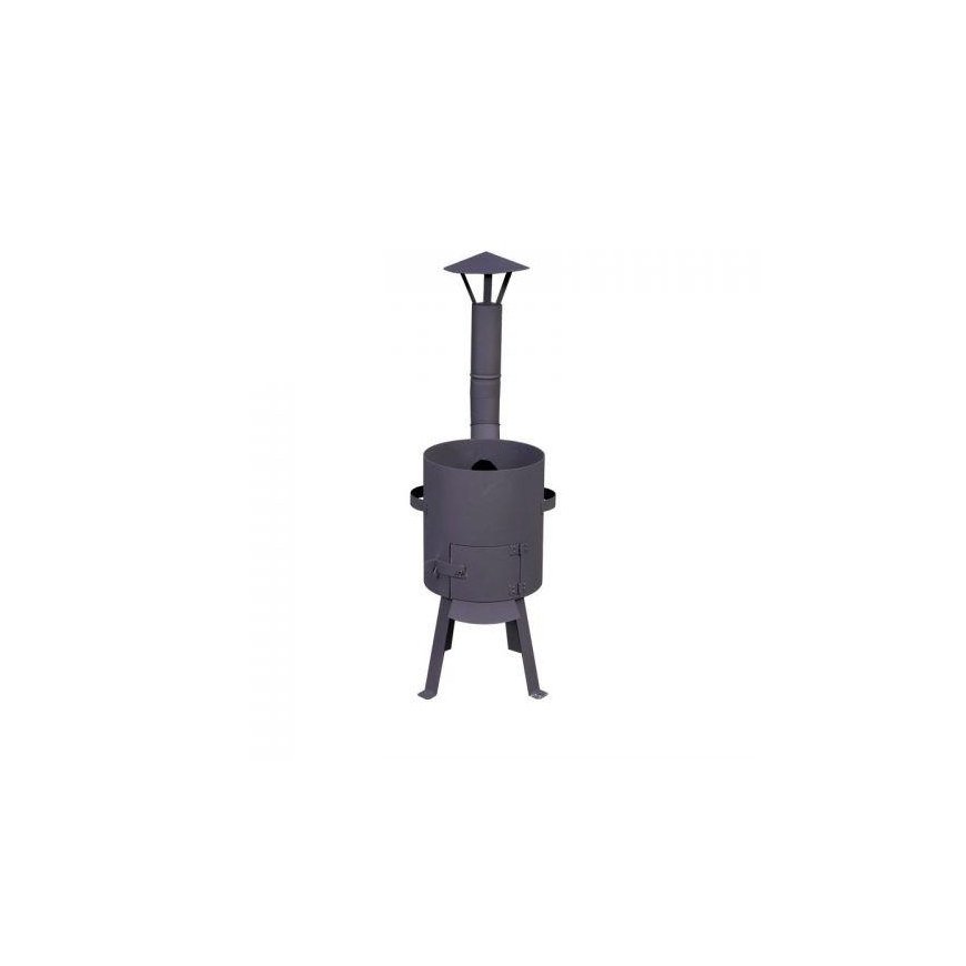 Kazan Mangal Krosnelė su kaminu 8L kazanui (2 mm plienas, 300 mm skersmuo) – 5