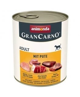 ANIMONDA GranCarno Adult with turkey - wet dog food - 800g