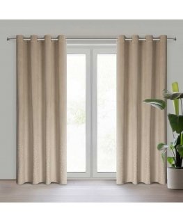 Euro curtains ZAS/ARIADNA/BEIGE 140X250 TRANSPARENT