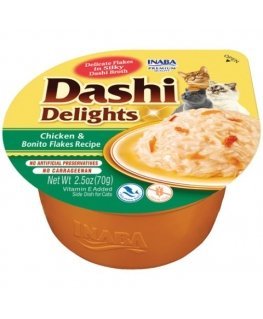 INABA Dashi Delights Kana bonito helvestega puljongis - kassi maiused - 70g
