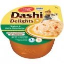 INABA Dashi Delights Vistas gaļa ar bonito pārslām buljonā - kaķu gardumi - 70g
