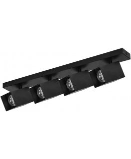 Hanging lamp Orno KUBAR SP 4, wall and ceiling lamp, 4xGU10, IP20, black