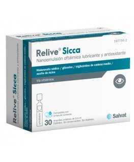 Salvat Relive Sicca dry eye drops 30 pcs