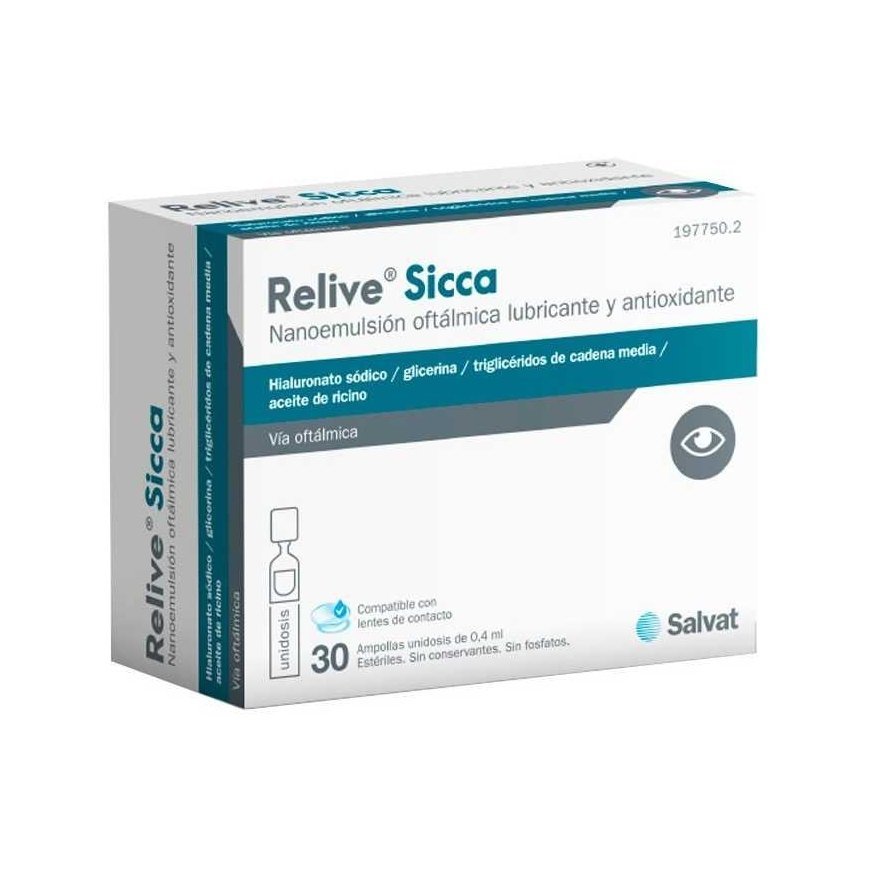 Salvat Relive Sicca dry eye drops 30 pcs – 2