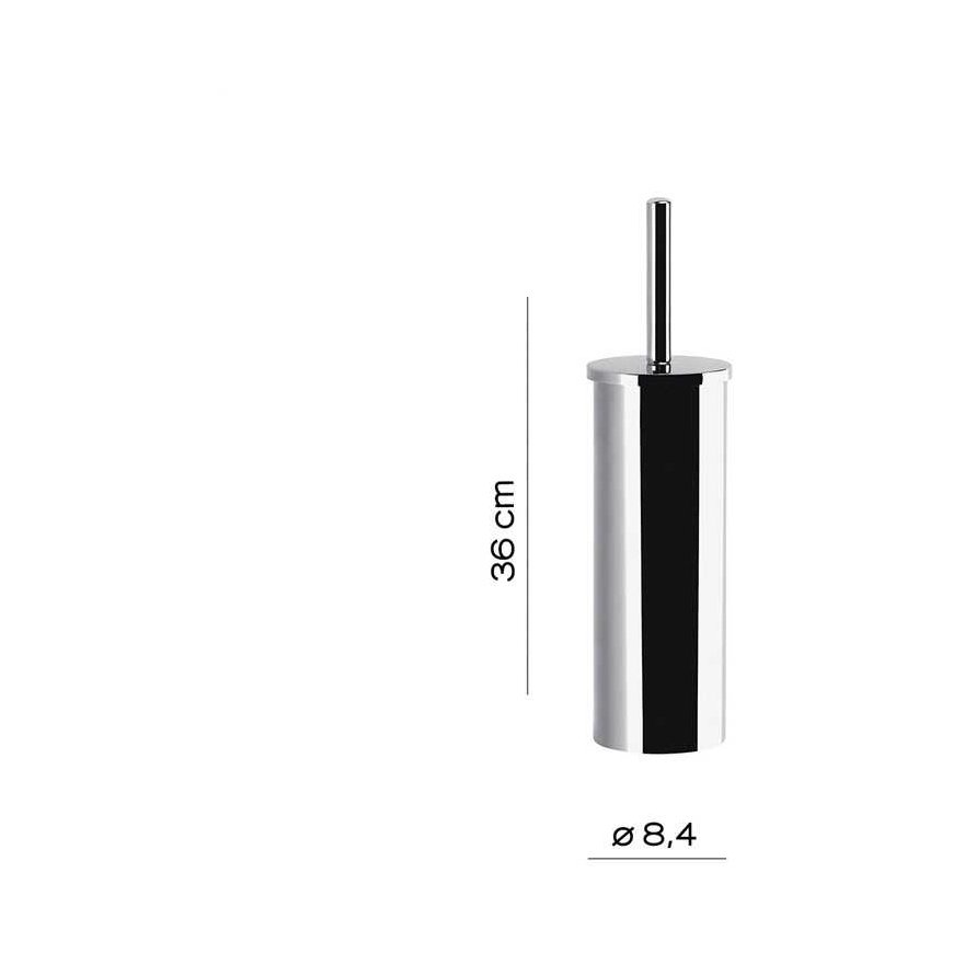 Toilet brush GEDY MAINE 7833 13, chrome color