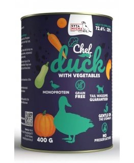 SYTA MICHA Chef Duck with vegetables - wet dog food - 400g