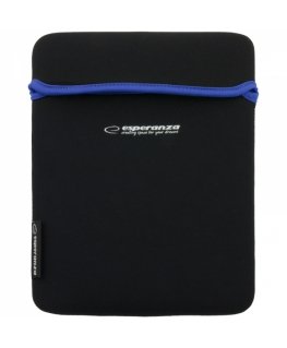 Esperanza ET172B tablet case 24.6 cm (9.7") Pouch case Black, Blue