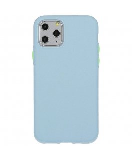 Mocco Soft Cream Silicone Back Case for Samsung Galaxy S21 Plus Blue