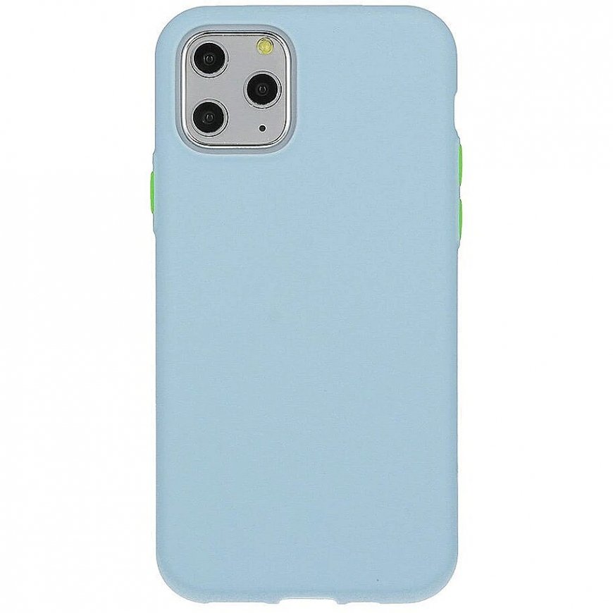 Mocco Soft Cream Silicone Back Case for Samsung Galaxy S21 Plus Blue