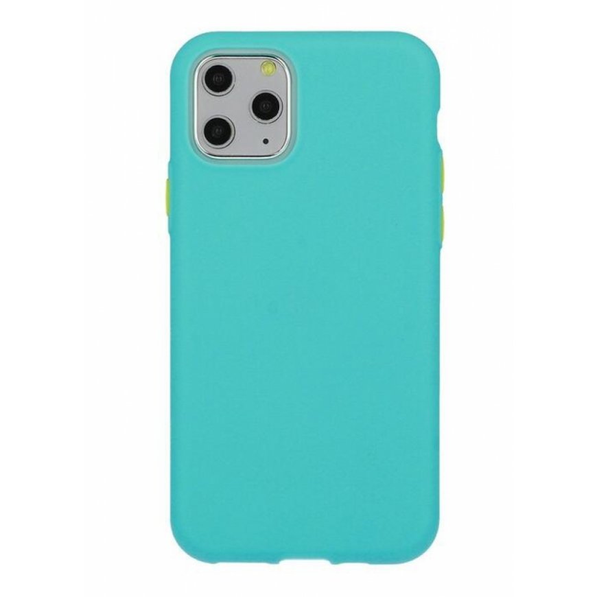 Mocco Soft Cream Silicone Back Case for Samsung Galaxy S21 Plus Blue – 2