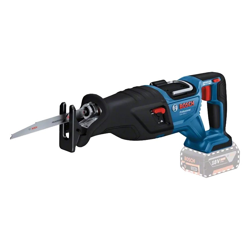 Bosch GSA 185-LI 2900 spm Black, Blue