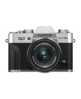 Fujifilm X -T30 II + 15-45mm MILC-runko 26,1 MP X-Trans CMOS 4 9600 x 2160 pikseliä Hopea, musta