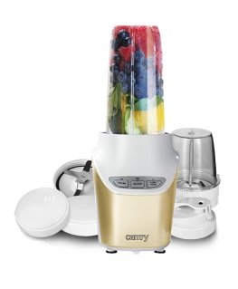 Camry Premium CR 4071 trintuvas 1 L Trintuvas „Sport blender“ 1000 W Auksas, Permatomas, Balta