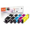 Peach PI100-356 ink cartridge 5 pc(s) Compatible Standard Yield Black, Cyan, Magenta, Yellow Peach PI100-356 ink cartridge 5 pc(s) Compatible Standard Yield Black, Cyan, Magenta, Yellow