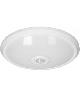 Orno ZONDA LED 16W, ceiling with motion sensor, 1100lm, IP20, 4000K, opal polycarbonate, white