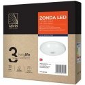 Orno ZONDA LED 16W, ceiling with motion sensor, 1100lm, IP20, 4000K, opal polycarbonate, white Orno ZONDA LED 16W, ceiling with motion sensor, 1100lm, IP20, 4000K, opal polycarbonate, white