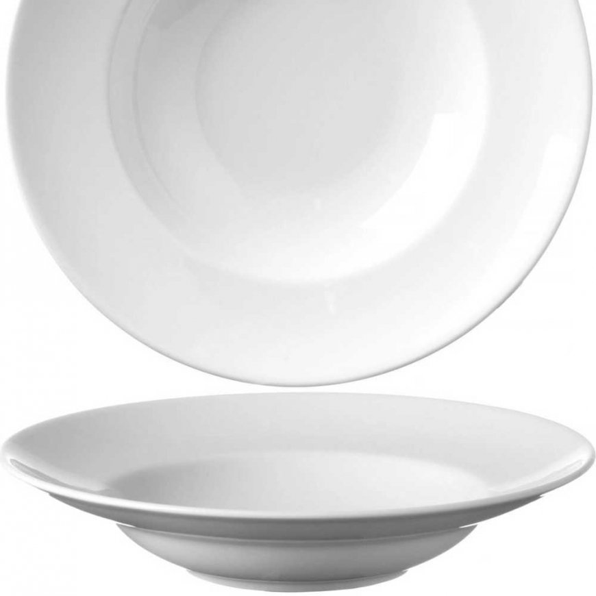 Hendi Talerz do pasty makaronu Speciale balta śr. 265 x 50 mm - komplektas 6 vnt.