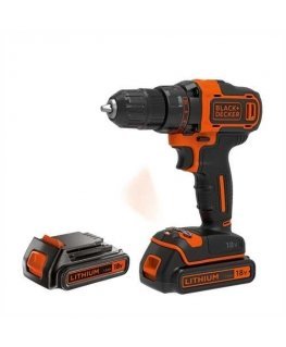 Black & Decker BDCDD186KB urbis Bez atslēgas Melns, Oranžs
