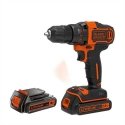 Black & Decker BDCDD186KB дрель Без ключа Черный, Оранжевый Black & Decker BDCDD186KB дрель Без ключа Черный, Оранжевый