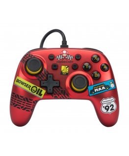 PowerA NSGP0124-01 žaidimų valdiklis Raudona USB Žaidimų pultelis Analogas Nintendo Switch