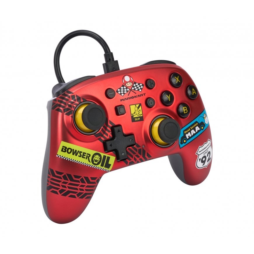 PowerA NSGP0124-01 mängukontroller Punane USB Juhtpult Analoog Nintendo Switch – 2