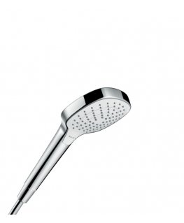 Hansgrohe Croma Select E Handheld shower head Chrome, White