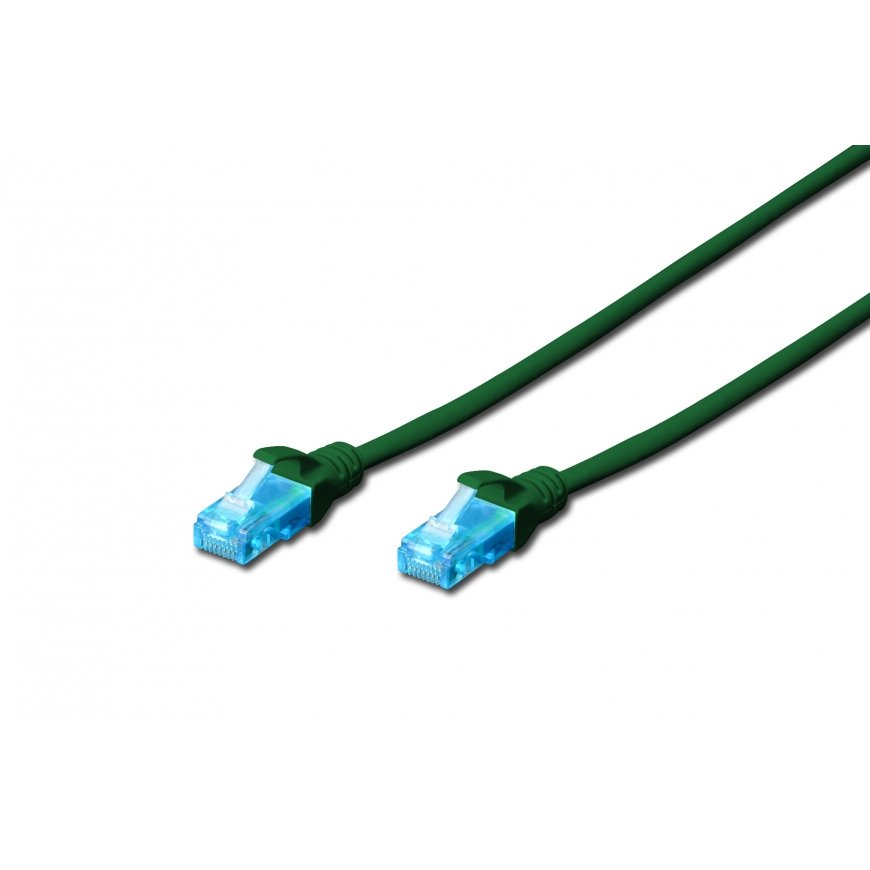 Digitus DK-1512-050/G verkkokaapeli Vihreä 5 m Cat5e U/UTP (UTP)
