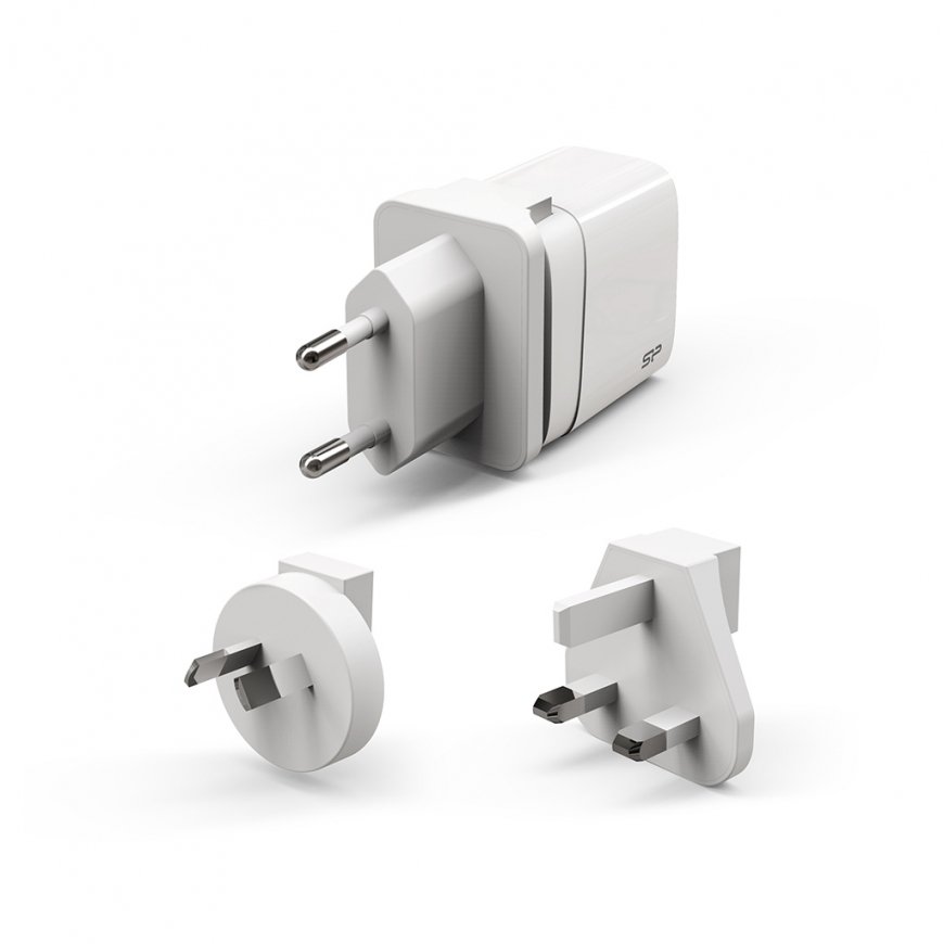 Silicon Power Boost Charger QM16 Universalus Balta AC Spartusis įkrovimas Vidaus