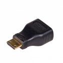 Akyga AK-AD-04 kabeļu spraudņu pāreja HDMI Type A (Standard) HDMI Type C (Mini) Melns, Zelts Akyga AK-AD-04 kabeļu spraudņu pāreja HDMI Type A (Standard) HDMI Type C (Mini) Melns, Zelts