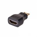 Akyga AK-AD-04 kaabli soomuutja HDMI Type A (Standard) HDMI Type C (Mini) Must, Kuld Akyga AK-AD-04 kaabli soomuutja HDMI Type A (Standard) HDMI Type C (Mini) Must, Kuld