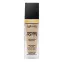 Eveline Cosmetics Eveline Wonder Match Foundation matching complexion no. 05 Light porcelain 30 ml Eveline Cosmetics Eveline Wonder Match Foundation matching complexion no. 05 Light porcelain 30 ml