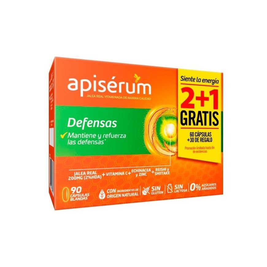 Apisérum Defenses Pack 3 months 90 capsules