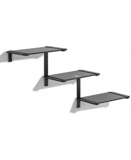Maclean MC-974 Three-level Modular Shelves, Wall Floating Shelves, Storage, 30kg max