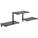 Maclean MC-974 Three-level Modular Shelves, Wall Floating Shelves, Storage, 30kg max