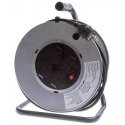 Extension cord with coil OKKO, 4 places, 50 m, IP44 Extension cord with coil OKKO, 4 places, 50 m, IP44