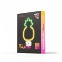 Forever Light Neon LED on a stand PINEAPPLE yellow green NNE05 Dekoratiivne valguskuju Forever Light Neon LED on a stand PINEAPPLE yellow green NNE05 Dekoratiivne valguskuju