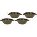 Rose&Tulipani Set of 4 misek do zupy Concerto Grigio Tortora - Szaro-ruda, 600 ml Rose&Tulipani Set of 4 misek do zupy Concerto Grigio Tortora - Szaro-ruda, 600 ml