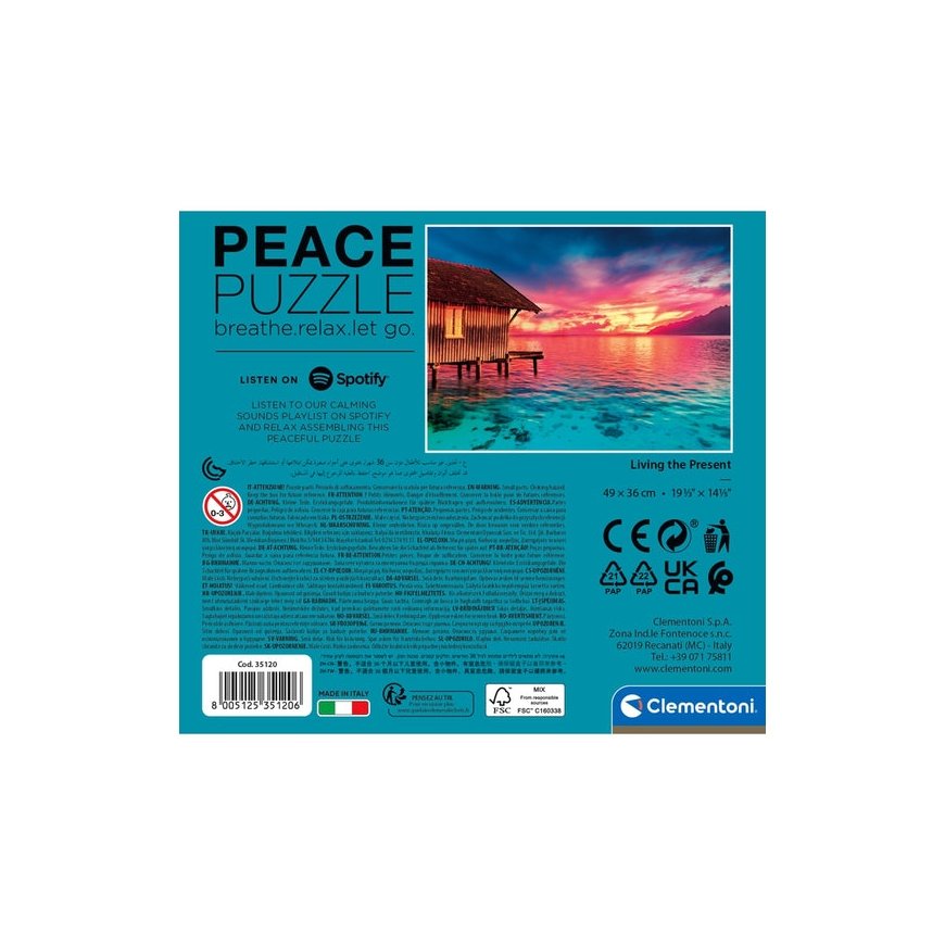 Clementoni Peace Collection 35120 dėlionė 500 vnt – 3