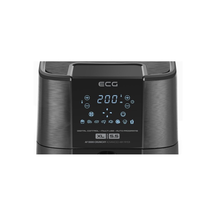 ECG AF 5500 Crunchy Single 5.5 L Stand-alone 1350 W Hot air fryer Black – 4