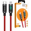 KAKUSIGA KSC-599 USB-C - USB-C charging cable 100W | LCD displa KAKUSIGA KSC-599 USB-C - USB-C charging cable 100W | LCD displa