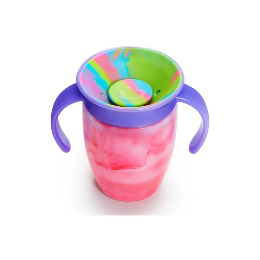 MUNCHKIN neišsiliejanti gertuvė, Miracle Tie Dye, Mixed Case, Tropical, 6 mėn.+, 207 ml, assort., 90317 – 2