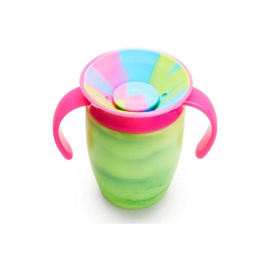 MUNCHKIN spill-proof drinker, Miracle Tie Dye, Mixed Case, Tropical, 6 months+, 207 ml, assort., 90317 – 5