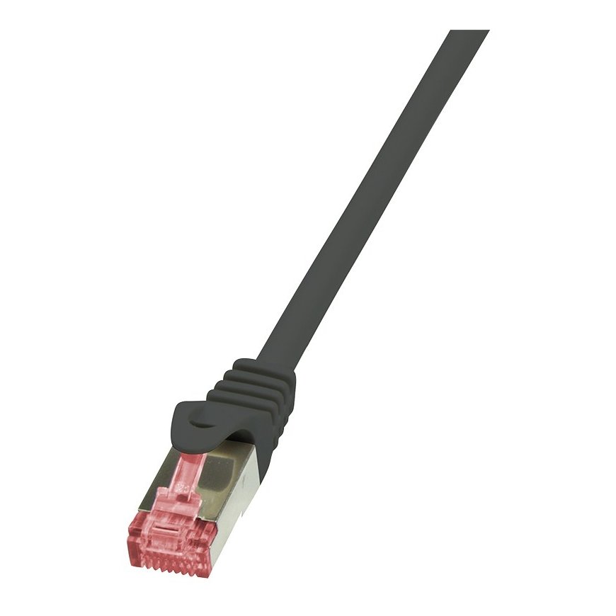 LogiLink Cat.6 S/FTP, 2m networking cable Black Cat6 S/FTP (S-STP)