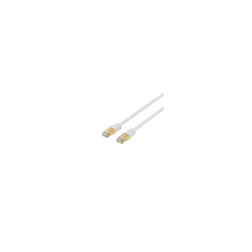 Deltaco STP-71V сетевой кабель Белый 1 m Cat7 S/FTP (S-STP)