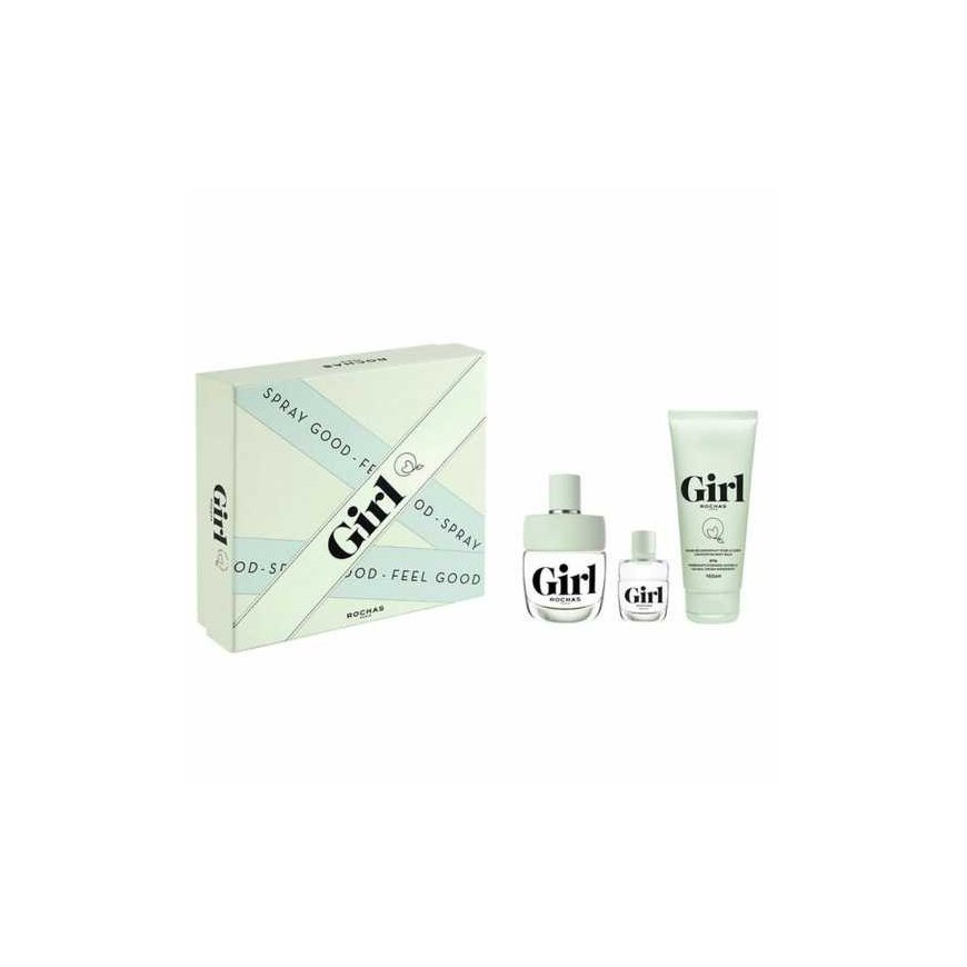 "Rochas Girl" tualetinio vandens purškiklis 100 ml, 3 dalių rinkinys – 3