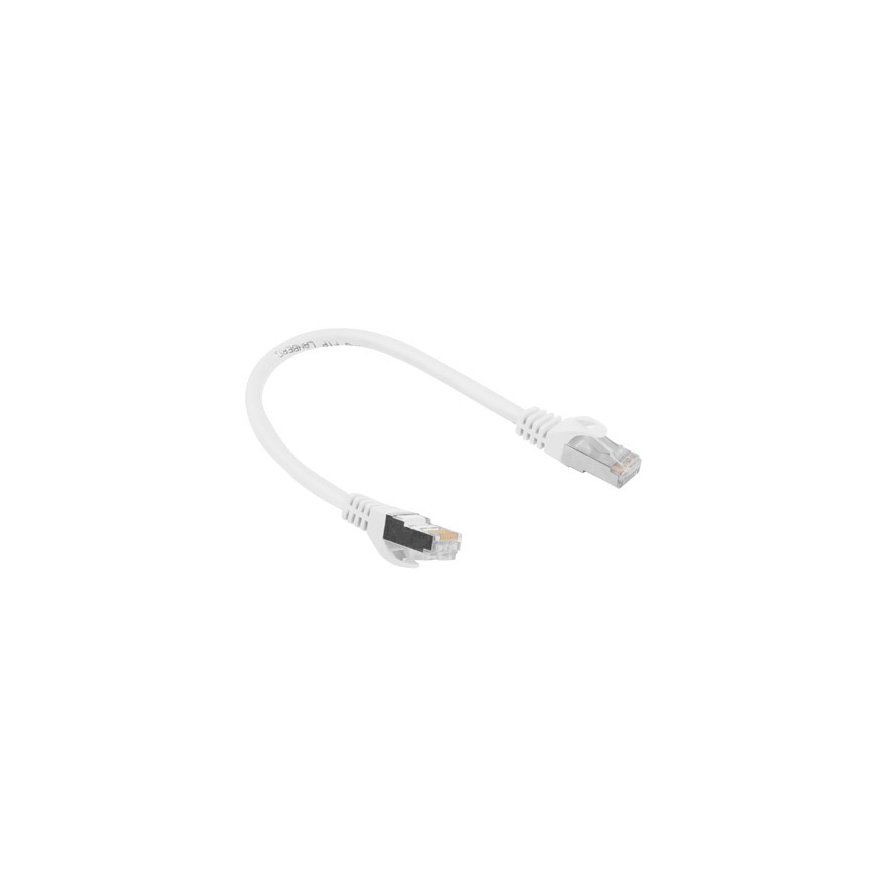 Lanberg PCF6-10CC-0025-W networking cable White 0.25 m Cat6 F/UTP (FTP)