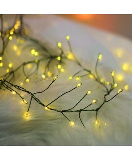 TelForceone Light string Green TWIG CLF-01 600LED yellow 6m + 5m cable Forever Light