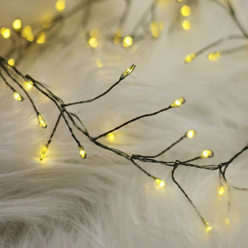 TelForceone Light string Green TWIG CLF-01 600LED yellow 6m + 5m cable Forever Light – 3