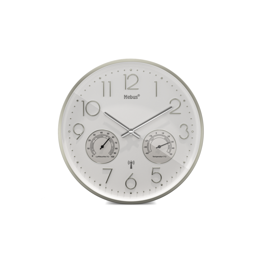 Mebus 12989 radio wall clock with
